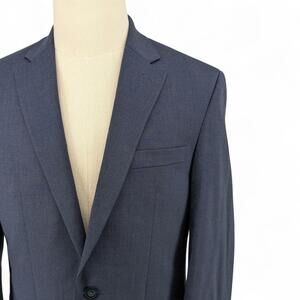 Izod Men's Classic-Fit Stretch Suit Jacket Blazer Sport Coat Blue 38L